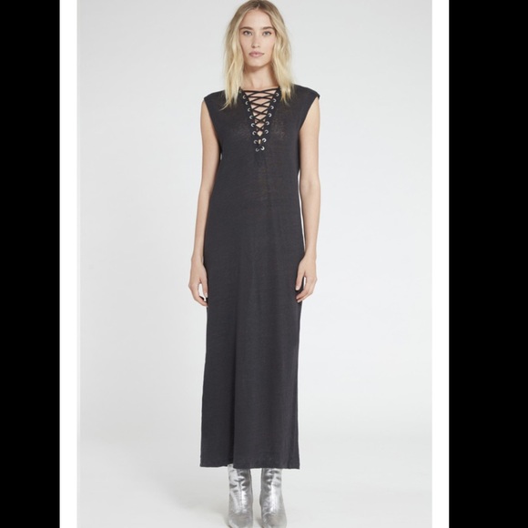 IRO Paris Linen Maxi Dress - Picture 1 of 7